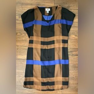 Plaid Cocoon Dress